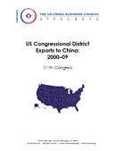 U.S. Congressional District Exports to China: 2000-09 (2010)